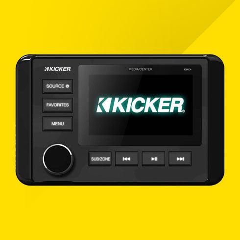 Stereo marino ricevitore Kicker KMC4 LCD Color 3"
