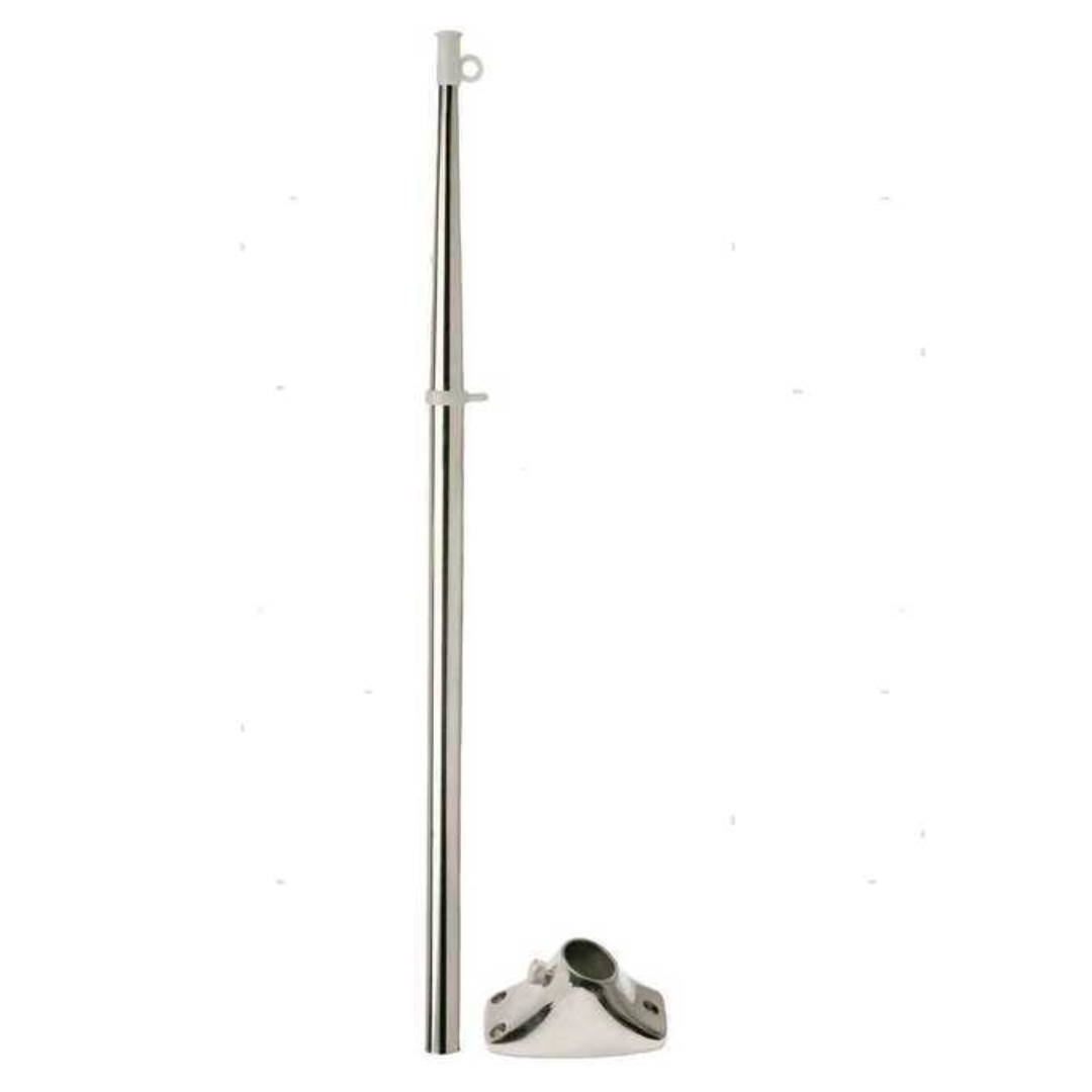 Asta porta bandiera inox White cap – Diportostore