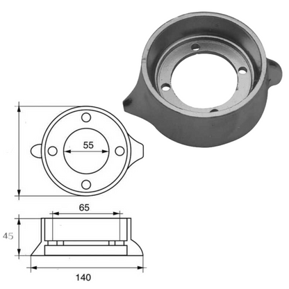 Collare Sail drive Volvo penta 110 ZN