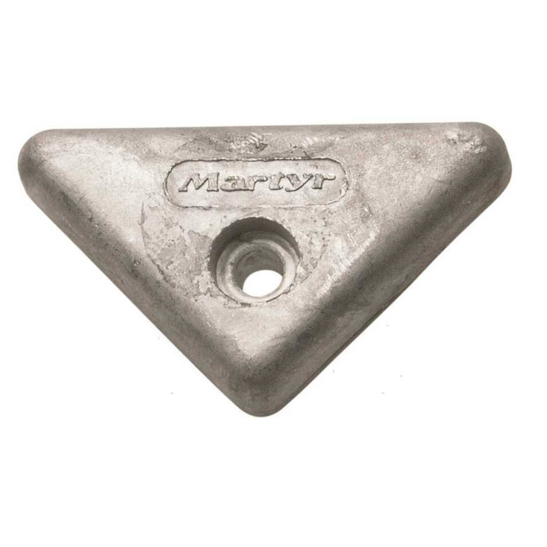 Anodo a piastra triangolo 872793 per Volvo penta Duoprop ALU