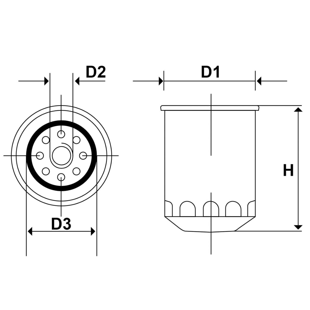 Cartuccia di ricambio 30 micron filtro diesel tipo Racor R12P, Sacs 120.12