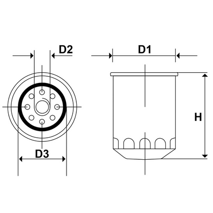 Cartuccia di ricambio 30 micron filtro diesel tipo Racor R12P, Sacs 120.12