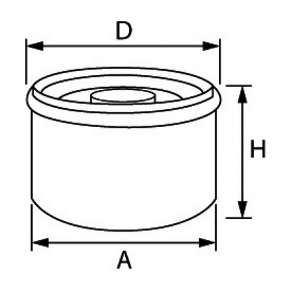 Filtro olio per Mercury 4 Tempi EFI 80 / 90 / 100 / 115 hp