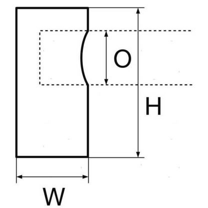 Supporto terminale cilindrico per corrimano Ø 25 mm