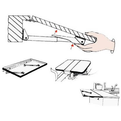 Supporto RAKEGO® 60 Kg per tavoli 150 mm