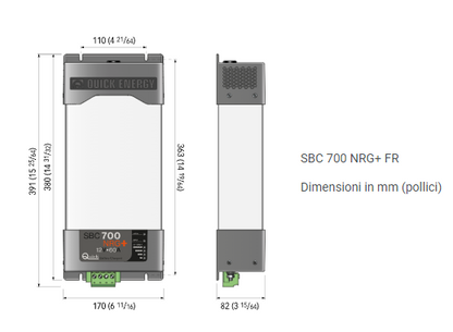 Caricabatterie Quick SBC 700 NRG+ 12V