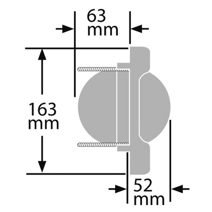 Bussola Venturi Sail 3,3/4" (Ø 94 mm)
