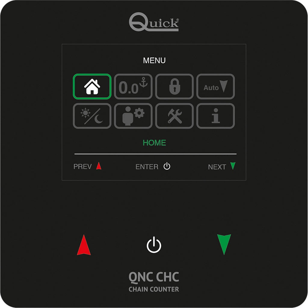 Display comando e contacatena "QNC CHC" Quick