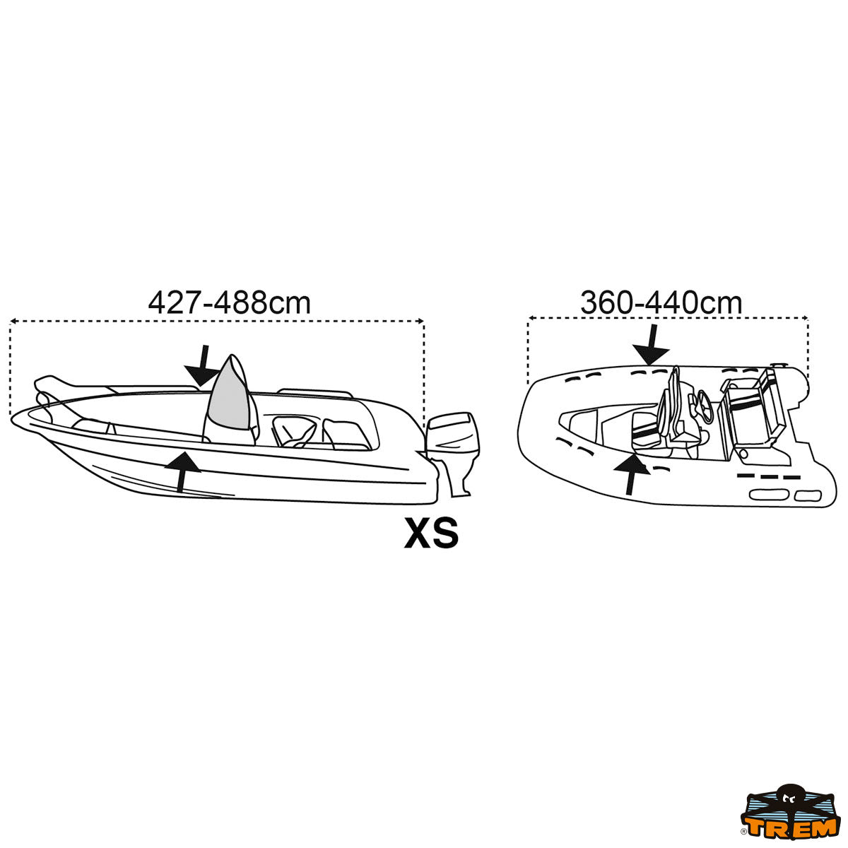 Telo copribarca/gommone Argento 210D