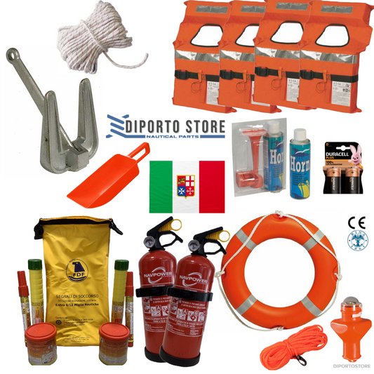 Kit navigazione entro 12 miglia per 4 persone - Essential four 2023