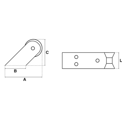 Musone fisso compatto in acciaio inox