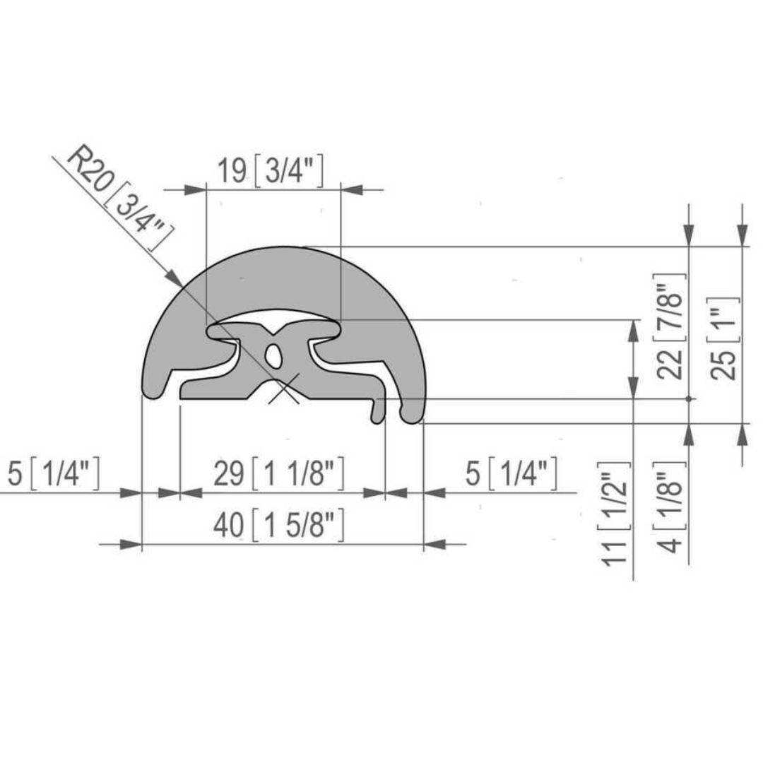 Profilo parabordo "RADIAL"