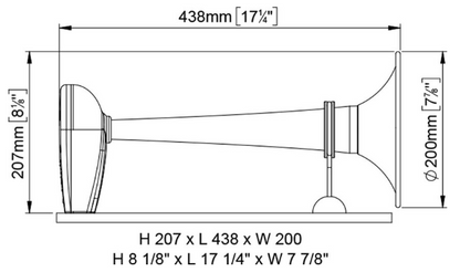 Tromba a compressione omologata